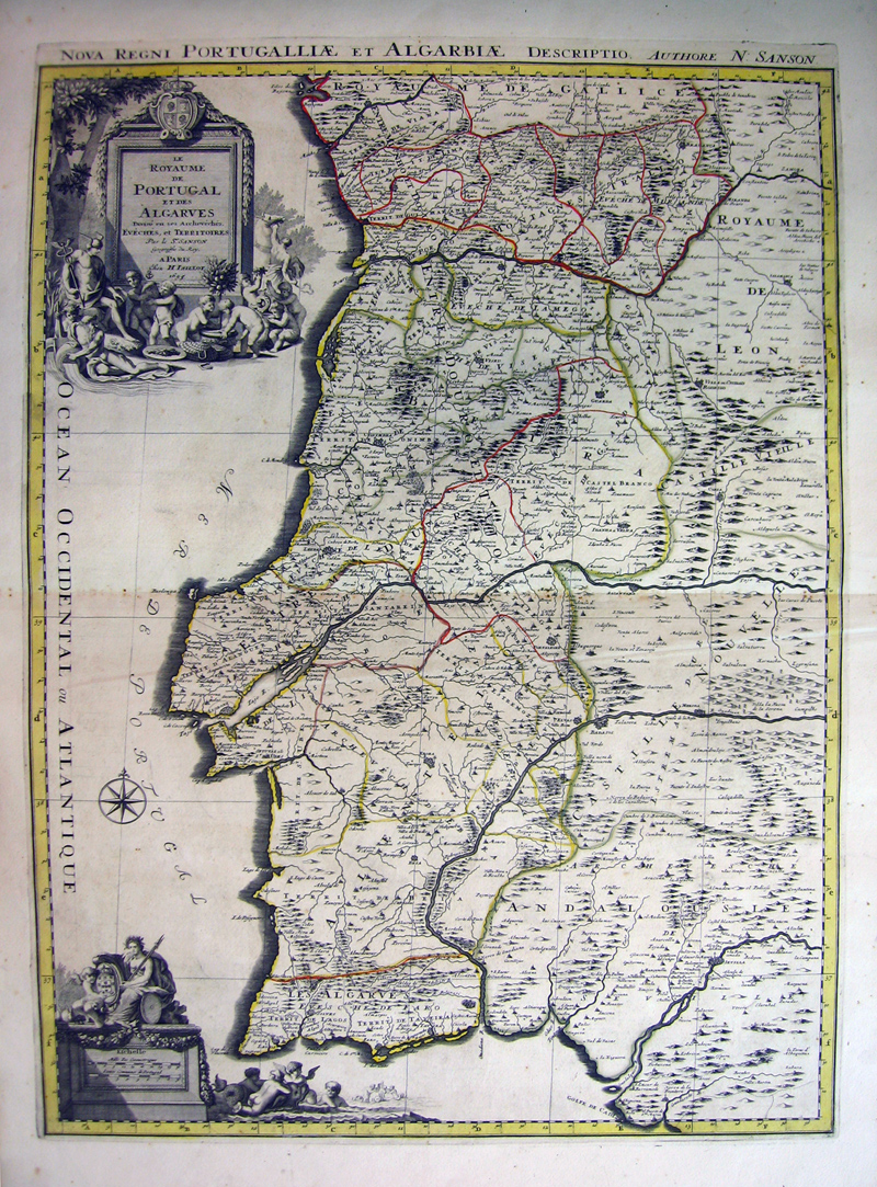 Le Royaume de Portugal et des Algarbes Divisé en ses Archevêchés, Evêchés, et Territoires