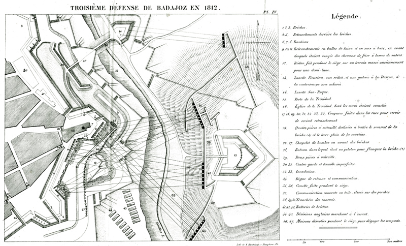 Troisième Dèfense de Badajoz en 1812