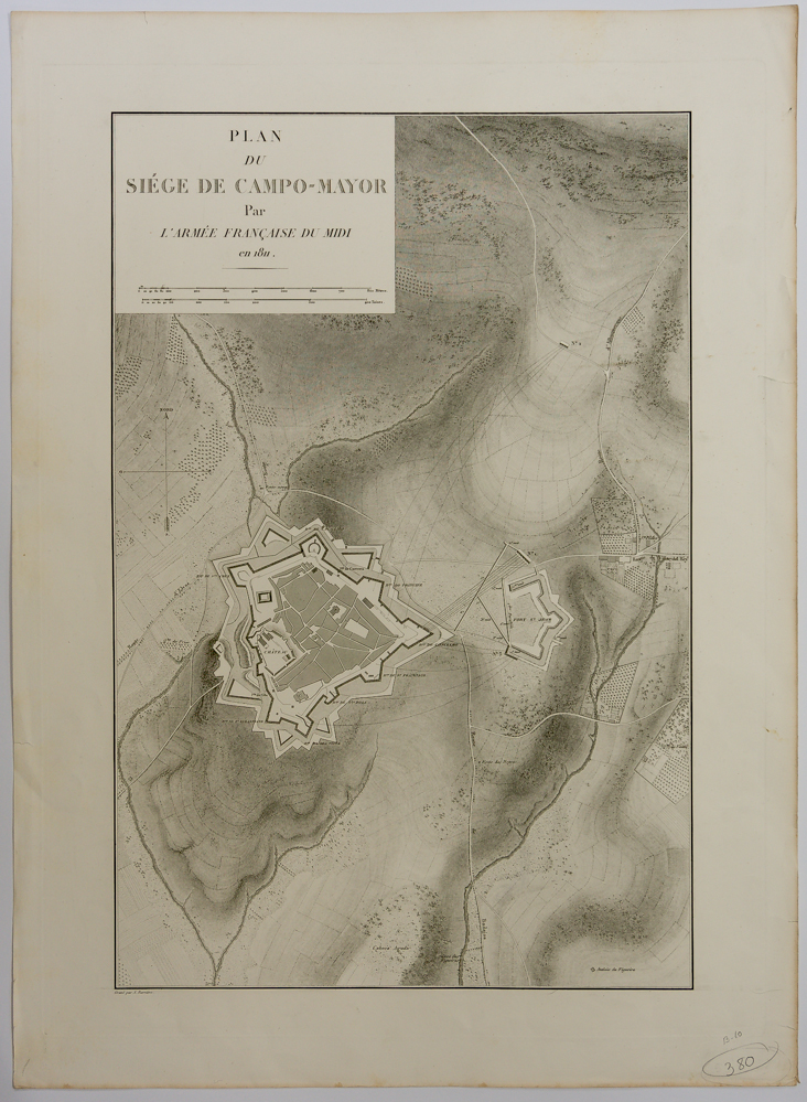 Plan du Siége de Campo- Mayor par l'Armée Francaise du Midi en 1811