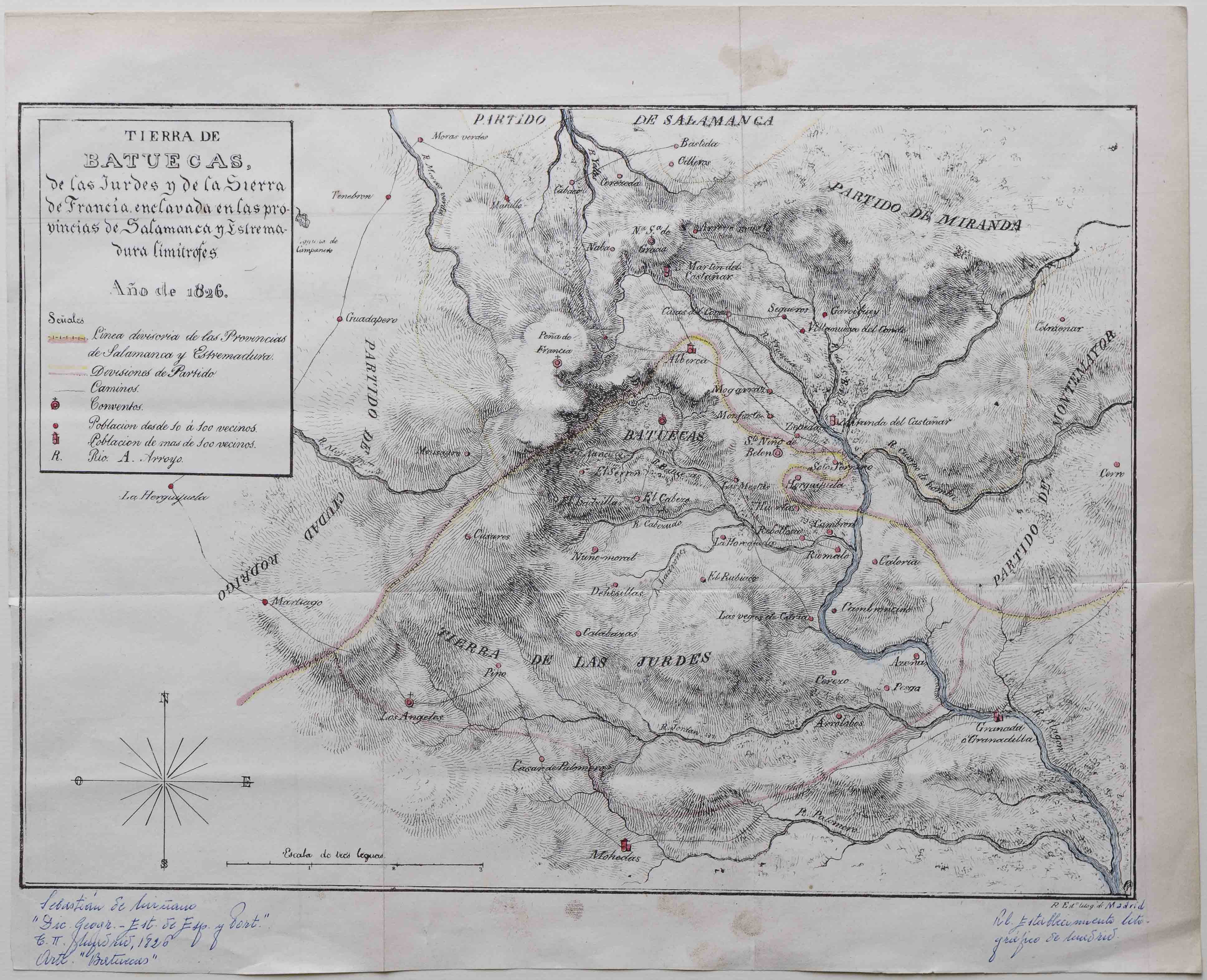 Tierra de Batuecas, de las Jurdes [sic] y de la Sierra de Francia...