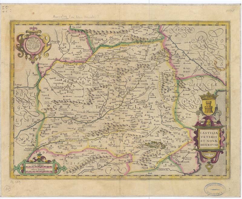 Castiliae veteris et novae descriptio, Anno 1606