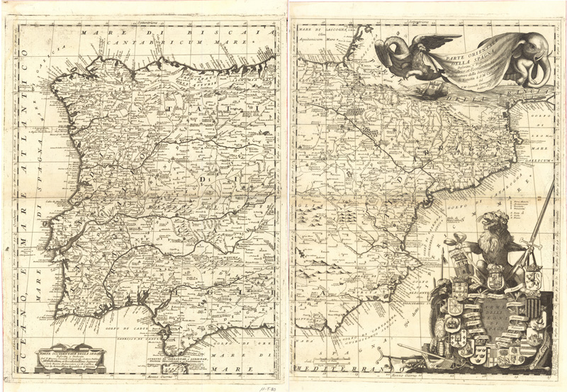 Parte Orientale della Spagna ; Parte Occidentale della Spagna