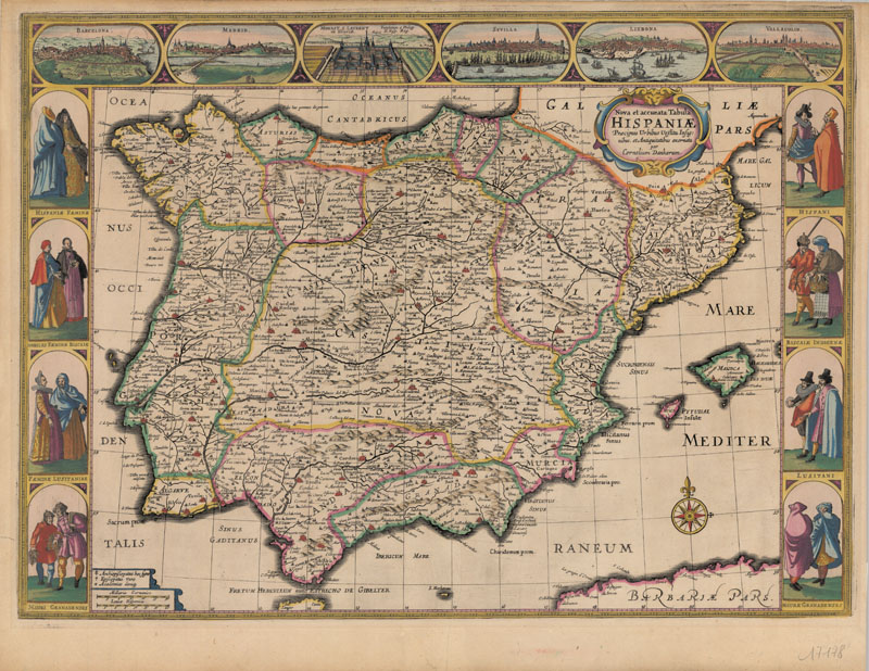 Nova et accurata Tabula Hispaniae [...]