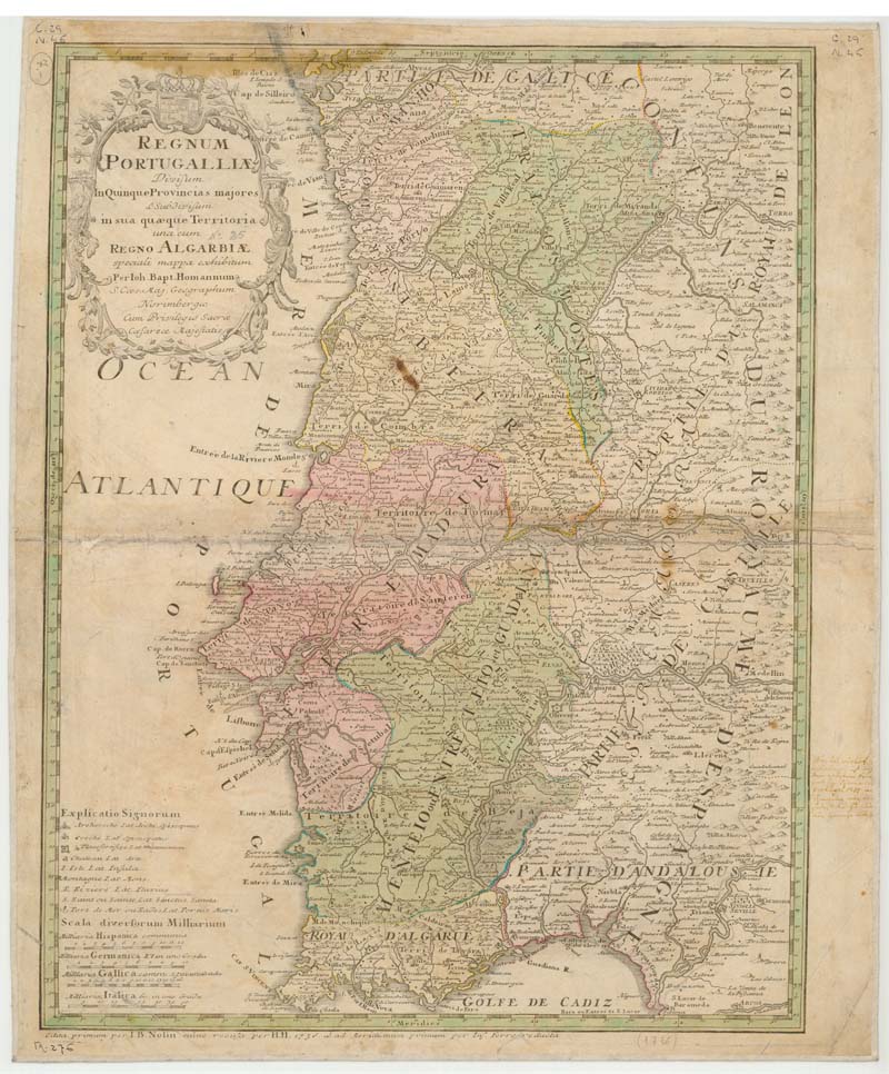 Regnum Portugalia. divisum in quinque provincias majores [...]