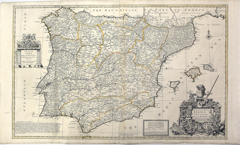 A New and Exact Map of Spain & Portugal...