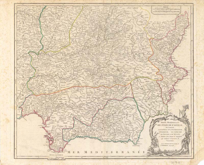 Partie Meridionale des Etats de Castille, où se trouvent La Castille Nlle. [Nouvelle], L`Estremadure