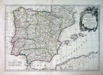 Les Royaumes D´Espagne et de Portugal Divisés Par Grandes Provinces