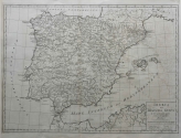 Iberia sive Hispania vetus in tres praecipuas partes necnon in populos divisa