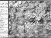 Plano topográfico de la plaza de Olivenza y sus inmediaciones al Tiro de Cañón