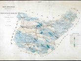 Mapa geológico en bosquejo de la provincia de Badajoz