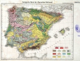 Geologische Karte der Iberischen Halbinsel