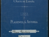 Línea de Plasencia á [sic] Astorga : plano parcelario Kº . 17 al 17860