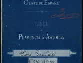 Línea de Plasencia á [sic] Astorga : plano parcelario Kº. nº 17.860 al 20.800