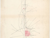 [Itinerario topográfico de la línea de ferrocarril] de Manzanares a Badajoz