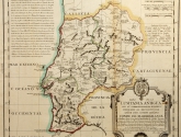 Mapa de la Lusitania Antigua, con su correspondencia moderna...