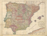 Karte von Spanien : nach dar neuen Karte von Lopez in 4 Blat 