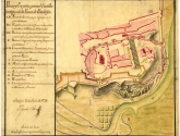 Plano y Proyecto para el Castillo antiguo de la Plaza de Badajoz
