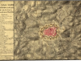 Plano topografico de la plaza de Olivenza
